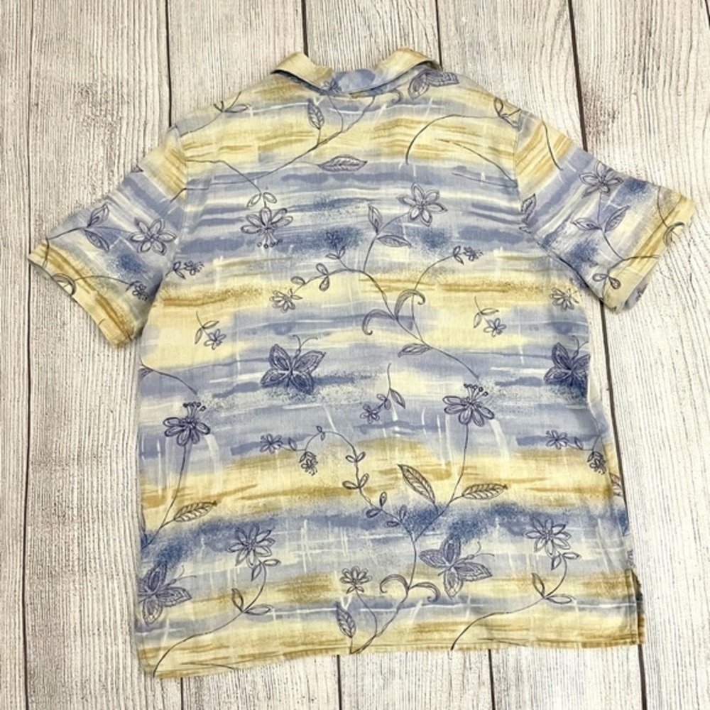 ALFRED DUNNER Women’s Button Down Linen Shirt Size 12 - Picture 2 of 6